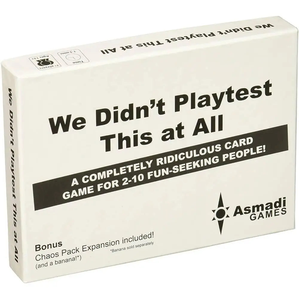 We Didn't Playtest This At All Board Games Asmadi Games   