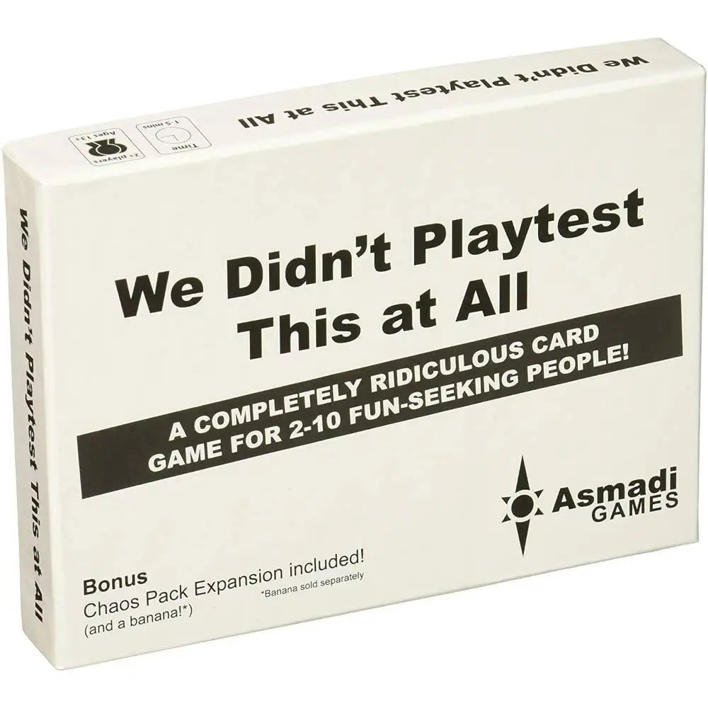 We Didn’t Playtest This At All - Board Games