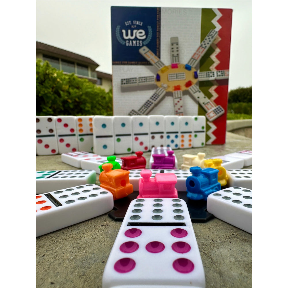 WE Double 12 Mexican Train Dominoes - Board Games