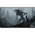 Wendigo playmat featuring a grimy mist-shrouded forest design with a towering skeletal creature and skull eyes