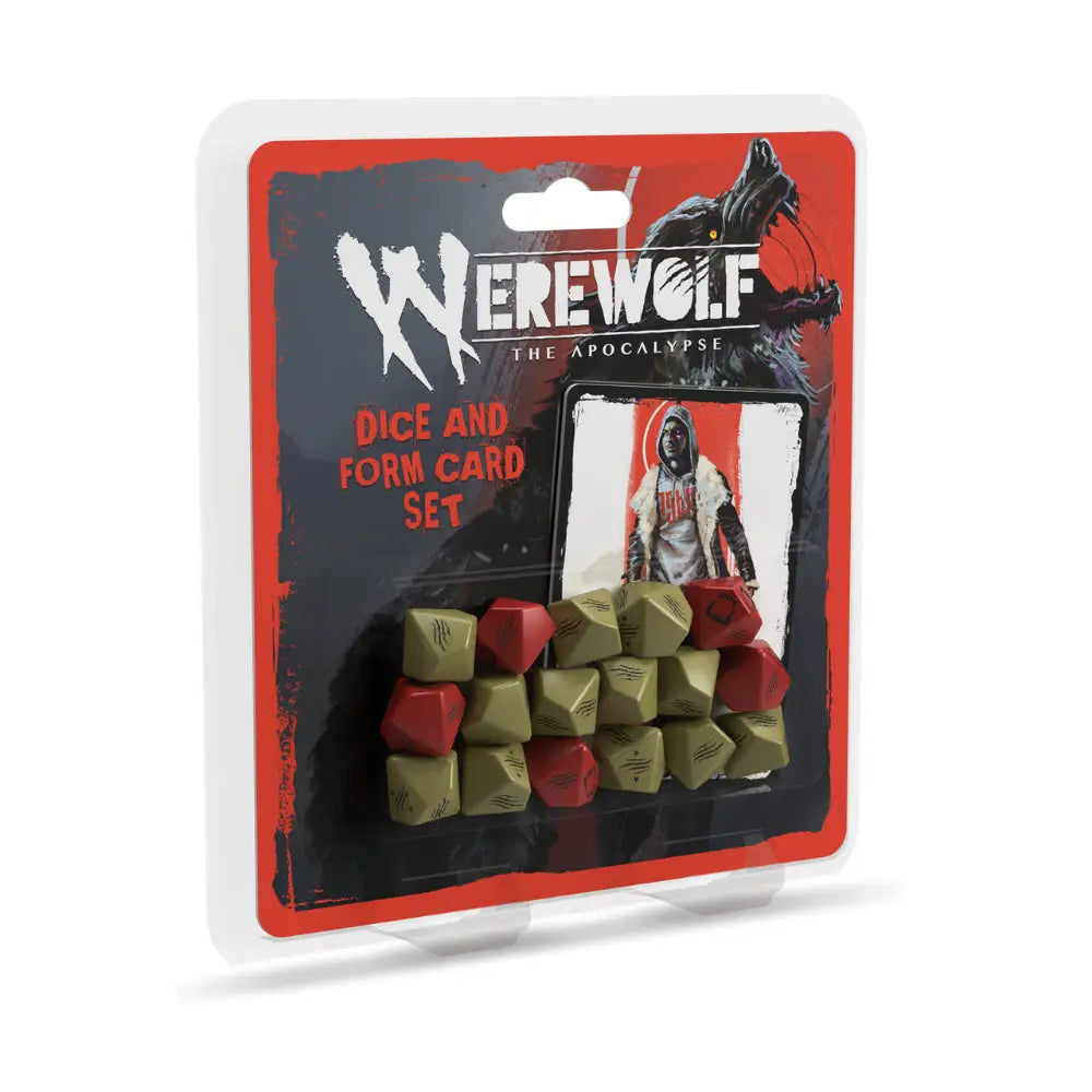 Werewolf The Apocalypse RPG 5th Edition: Dice and Form Card Set Other RPGs & RPG Accessories Renegade Game Studios   