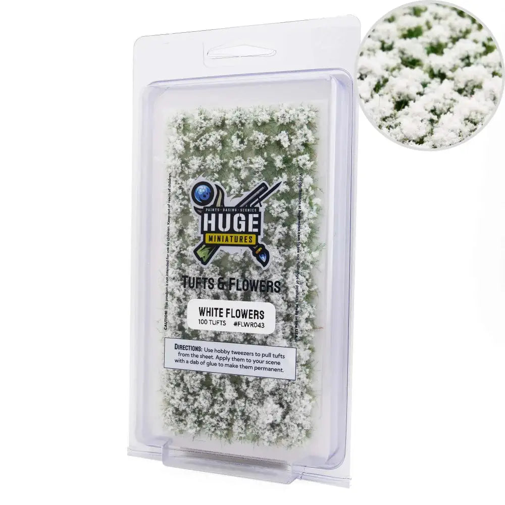 White Flowers - Paint & Tools