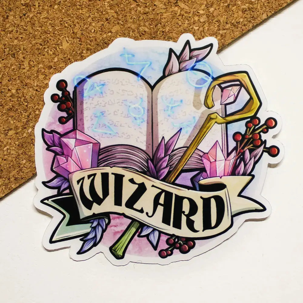 Wizard Class Sticker - Shop – The Haunted Game Cafe