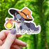 Wizard Dog with Spots Sticker - Gifts