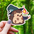 Wizard Hedgehog Sticker - Toys & Gifts