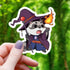 Wizard Raccoon Sticker - Gifts