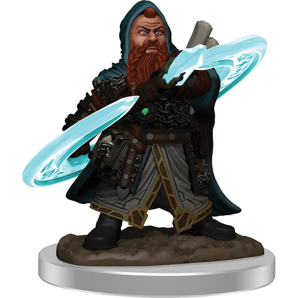 Wizkids Pre-Painted Premium Dwarf Male Sorcerer RPG Miniatures WizKids   