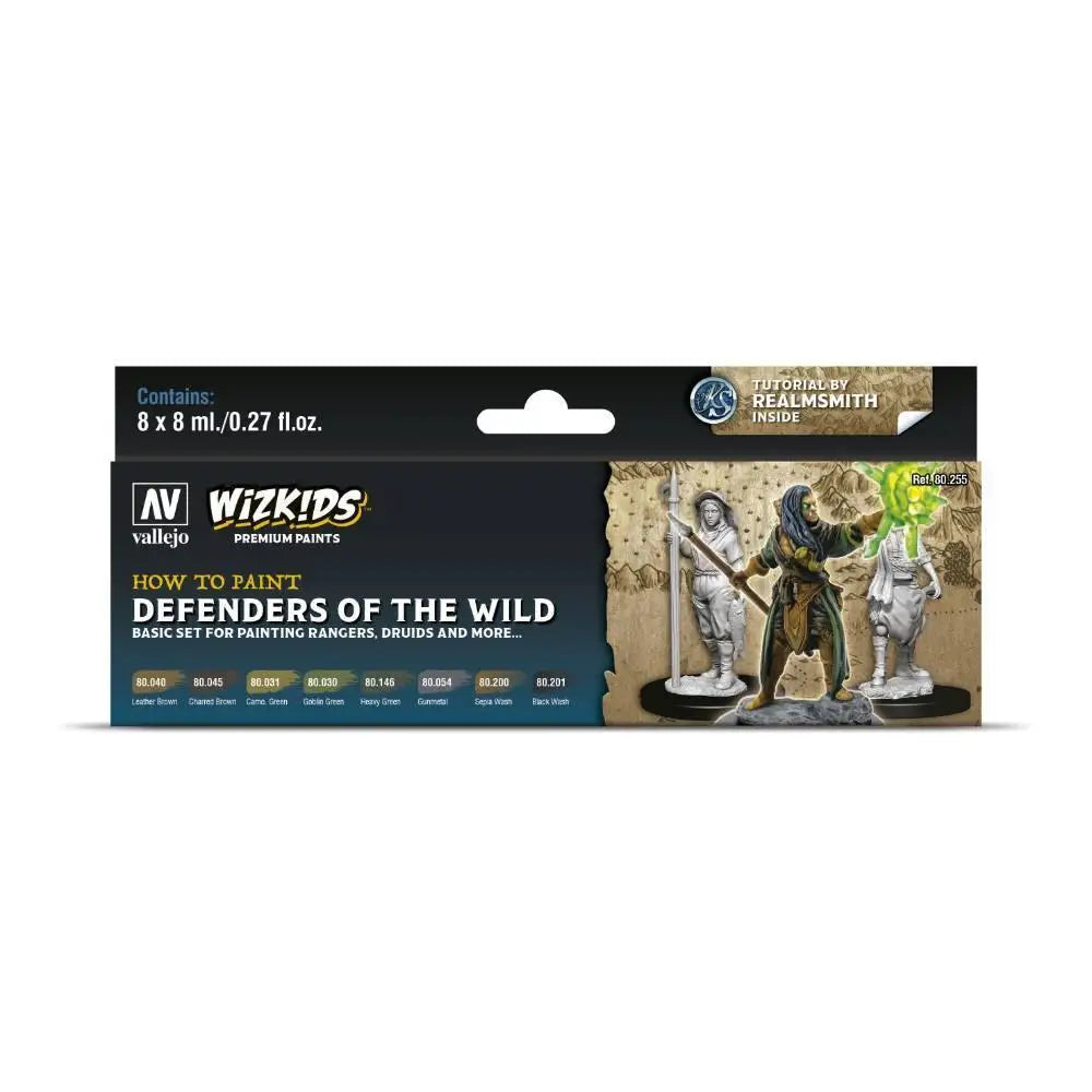 WizKids Premium Paints: Defenders of the Wild (8) Paint & Tools Vallejo   