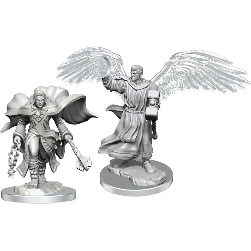 WizKids Unpainted Aasimar Cleric Male (2) - Roleplaying Games