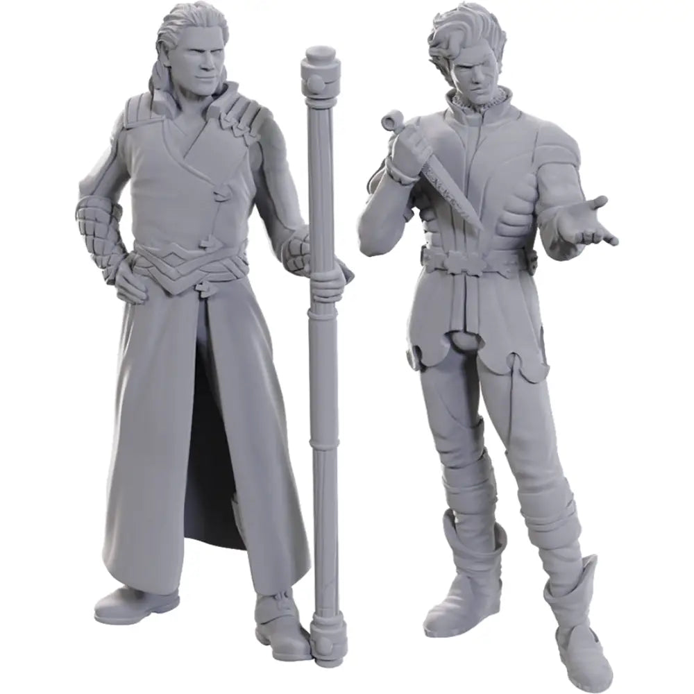 WizKids Unpainted Baldur’s Gate Gale and Astarion - Roleplaying Games