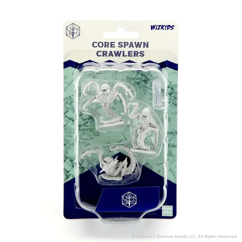 WizKids Unpainted Critical Role Core Spawn Crawlers (3) - Roleplaying Games