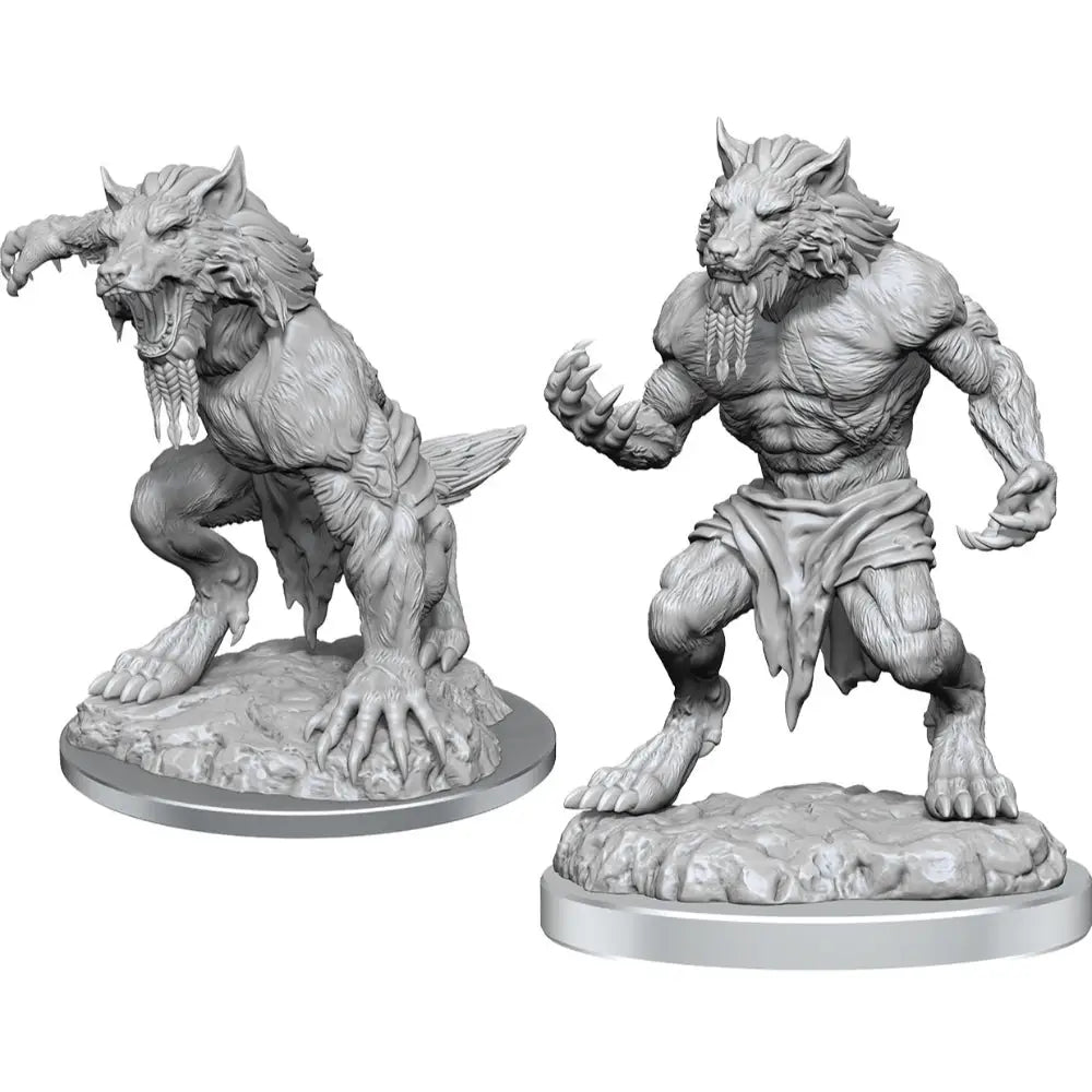 WizKids Unpainted Critical Role Fey Werewolves (2) RPG Miniatures WizKids   