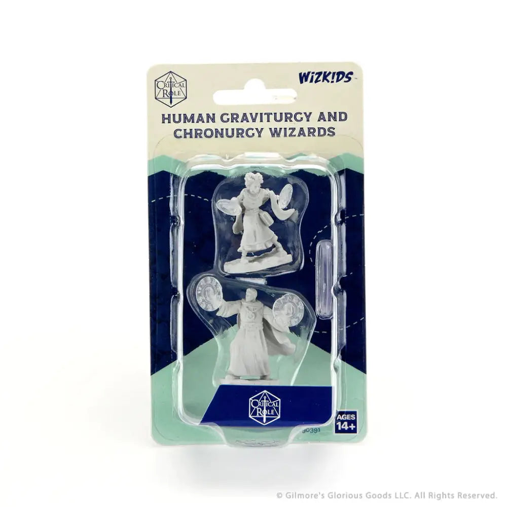 WizKids Unpainted Critical Role Human Graviturgy and Chronurgy Wizards Female (2) RPG Miniatures WizKids   