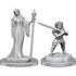 WizKids Unpainted Critical Role Human Wizard Female & Halfling Holy Warrior Female (2) RPG Miniatures WizKids   