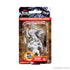WizKids unpainted white plastic dragonborn male paladin miniature figure in blister pack for tabletop gaming