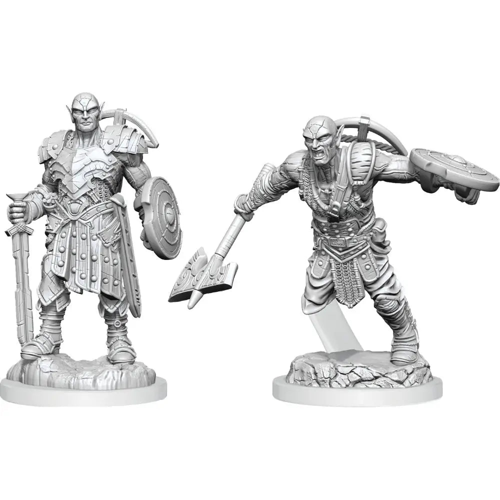 WizKids Unpainted Earth Genasi Fighter (2) RPG Miniatures WizKids   