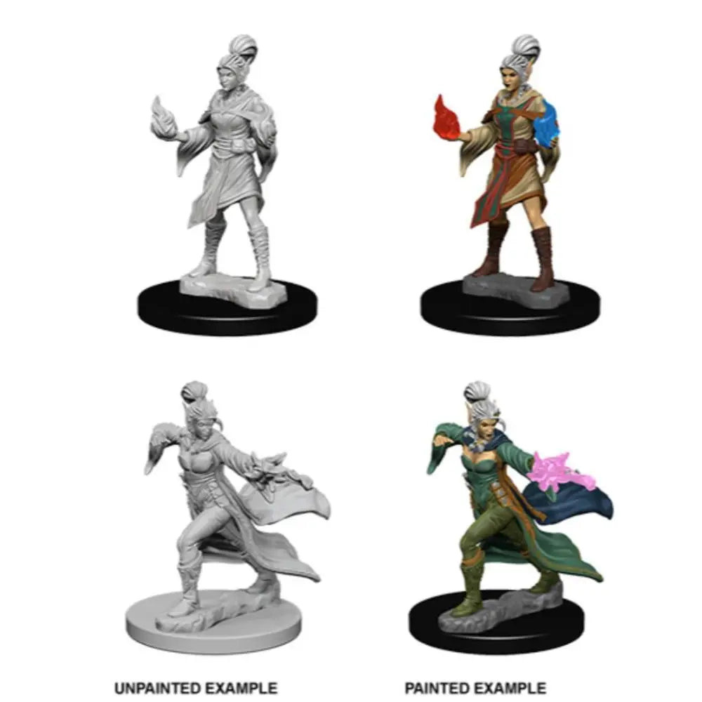 WizKids Unpainted Elf Female Sorcerer (2) - Roleplaying Games