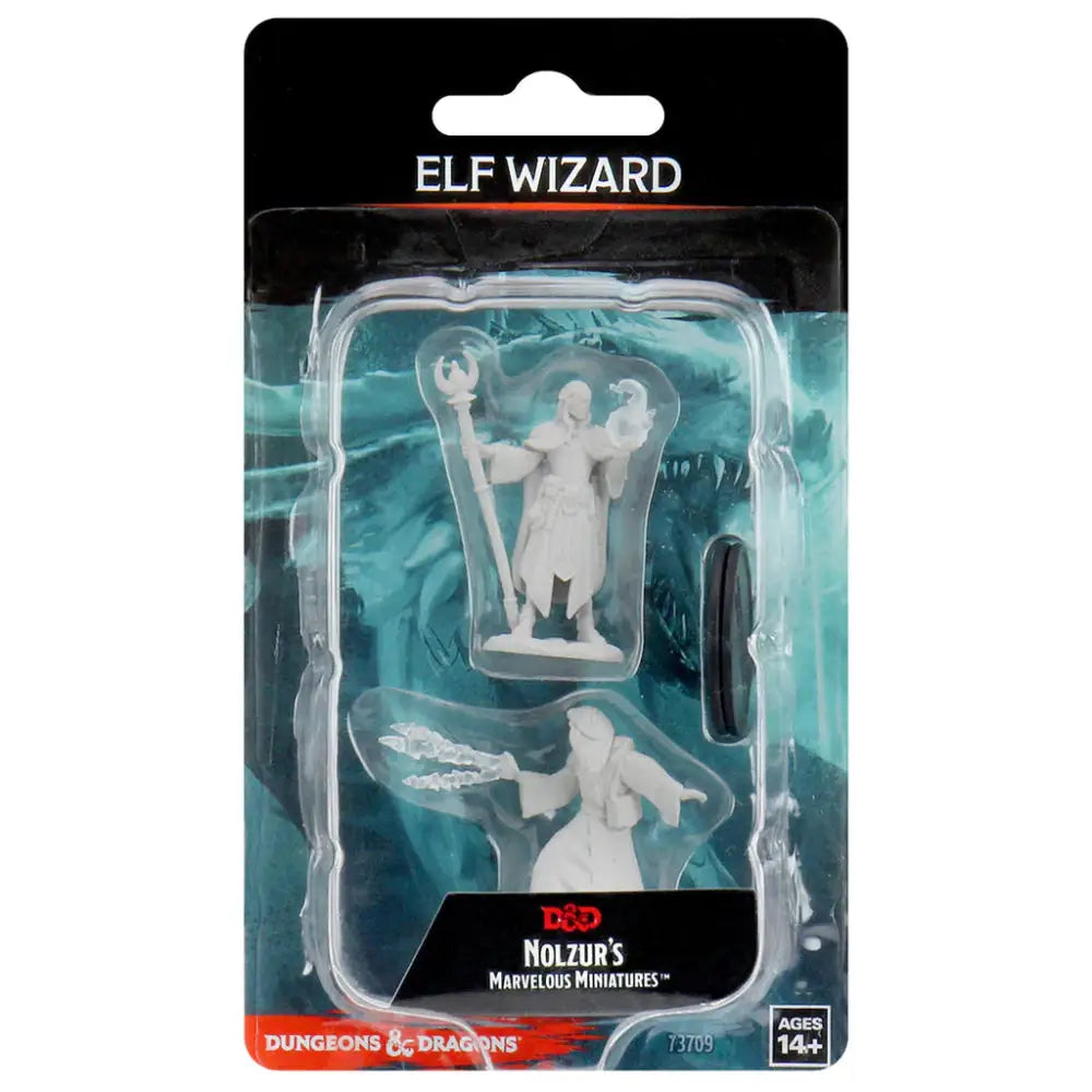 WizKids Unpainted Elf Male Wizard (2) RPG Miniatures WizKids   