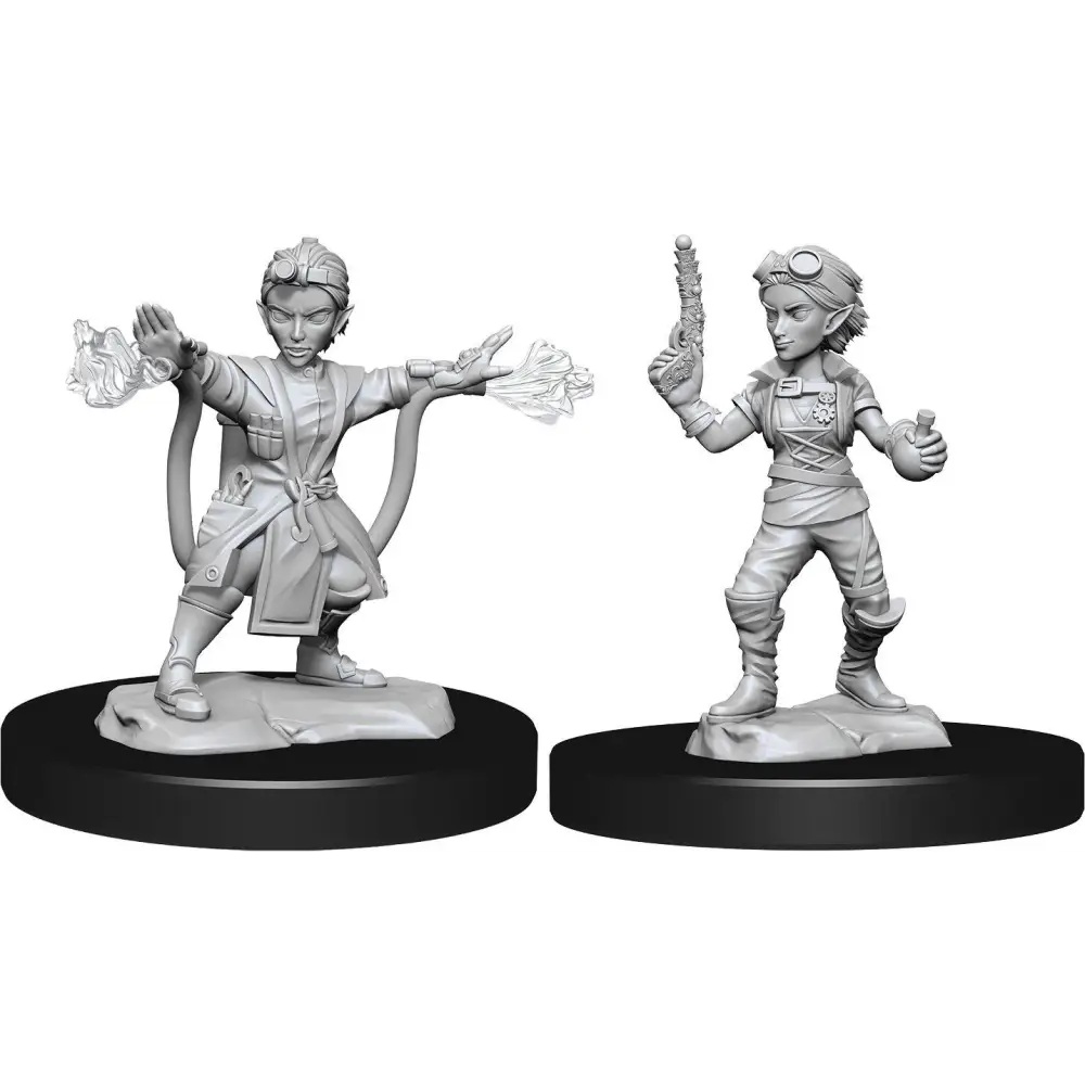 WizKids Unpainted Gnome Female Artificer (2) - Roleplaying Games