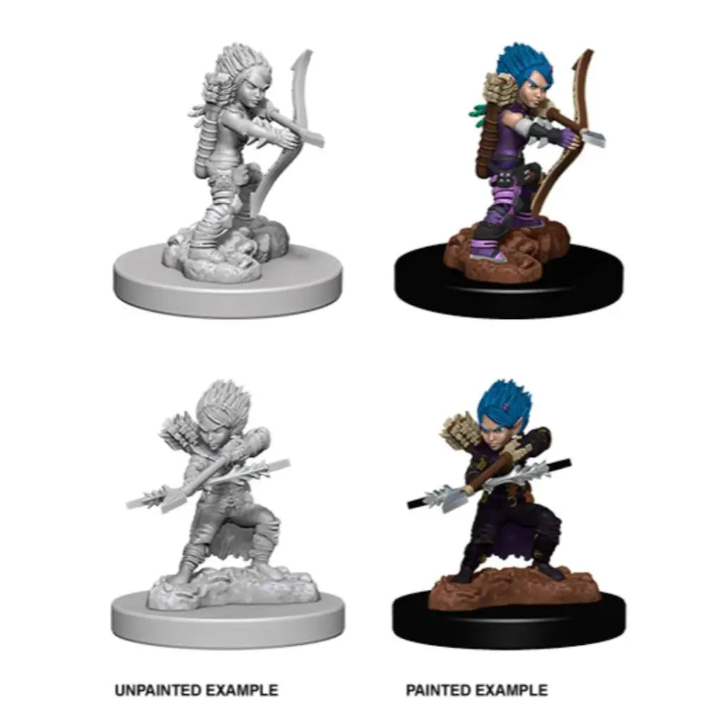 WizKids Unpainted Gnome Female Rogue (2) RPG Miniatures WizKids   