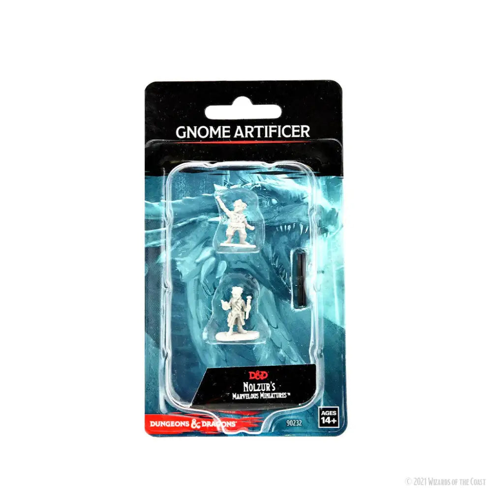 WizKids Unpainted Gnome Male Artificer (2) - Roleplaying Games