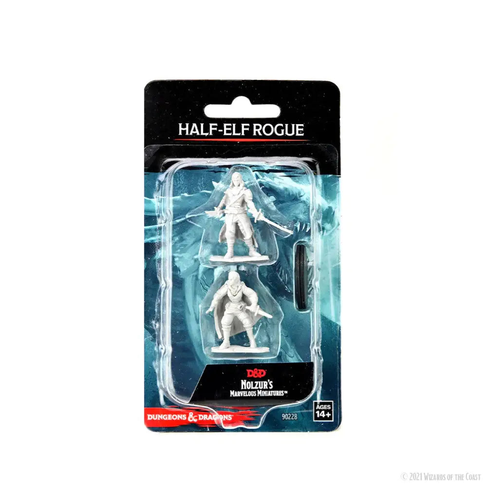 WizKids Unpainted Half-Elf Female Rogue (2) - Roleplaying Games