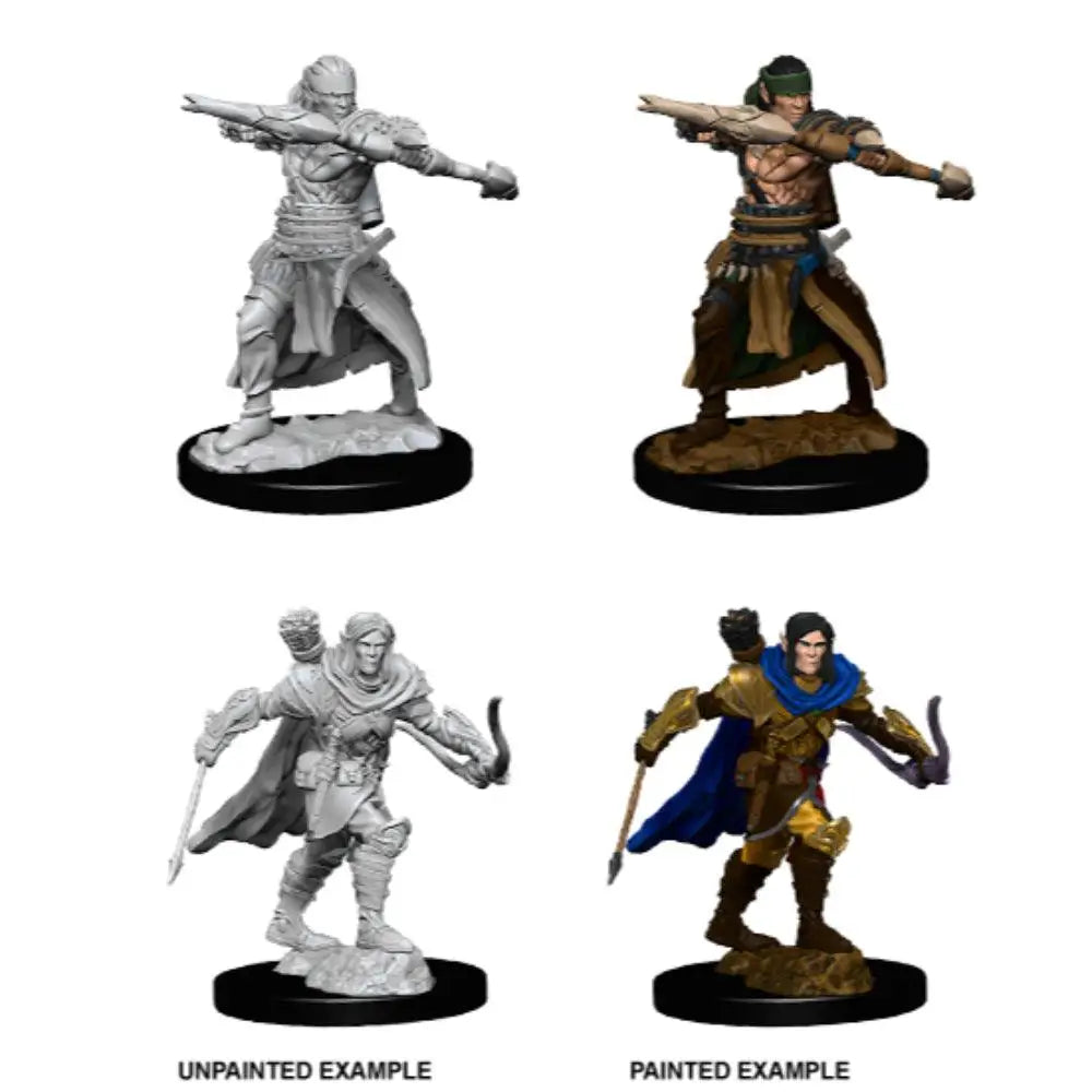 WizKids Unpainted Half-Elf Male Ranger (2) - Roleplaying Games