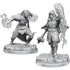 WizKids Unpainted Half-Elf Warlock (2) - Roleplaying Games