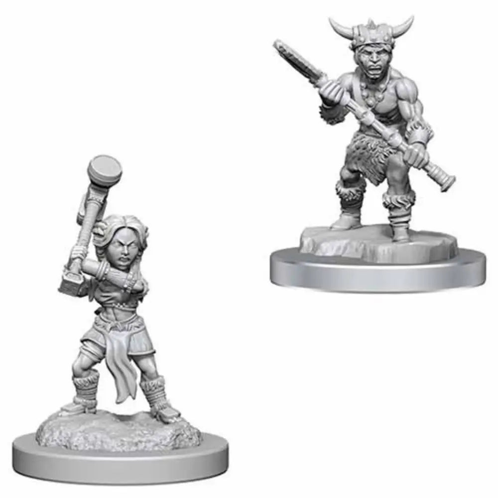 WizKids Unpainted Halfling Barbarians (2) - Roleplaying Games