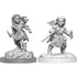 WizKids Unpainted Halfling Female Rogue (2) RPG Miniatures WizKids   