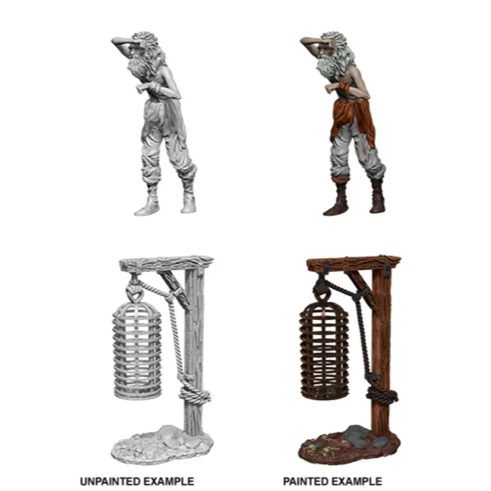 WizKids Unpainted Hanging Cage (2) - Roleplaying Games
