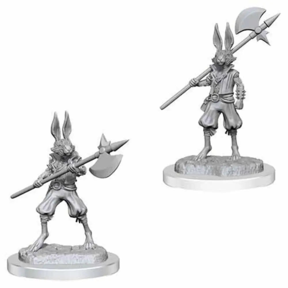 WizKids Unpainted Harengon Brigands (2) RPG Miniatures WizKids   
