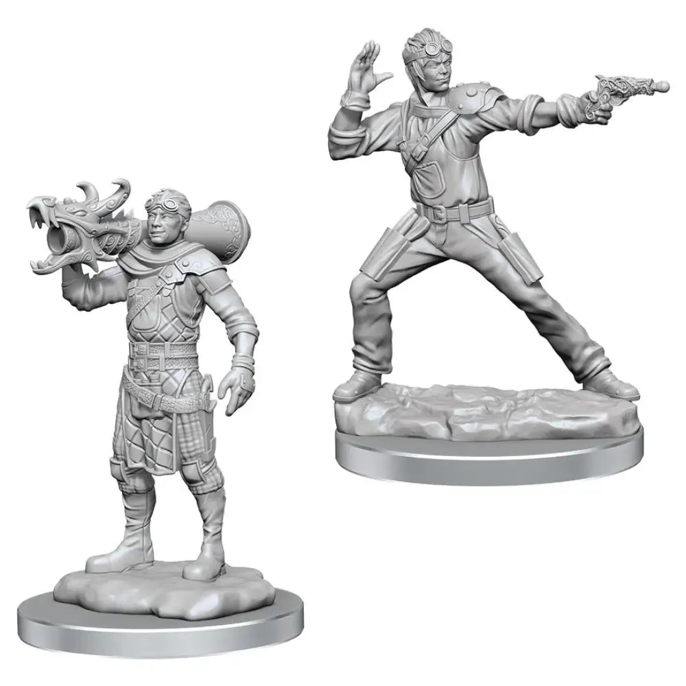 WizKids Unpainted Human Artificer and Human Apprentice (2) - Roleplaying Games