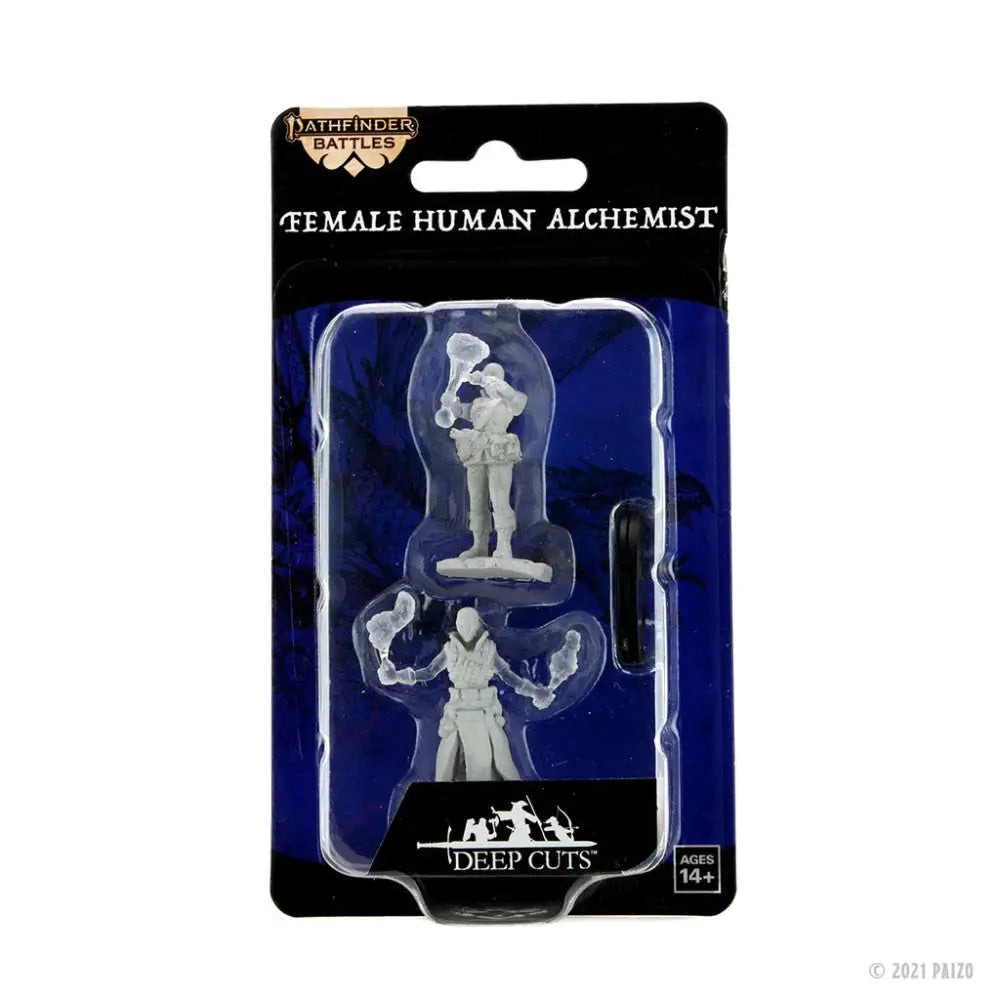 WizKids Unpainted Human Female Alchemist (2) - Roleplaying Games