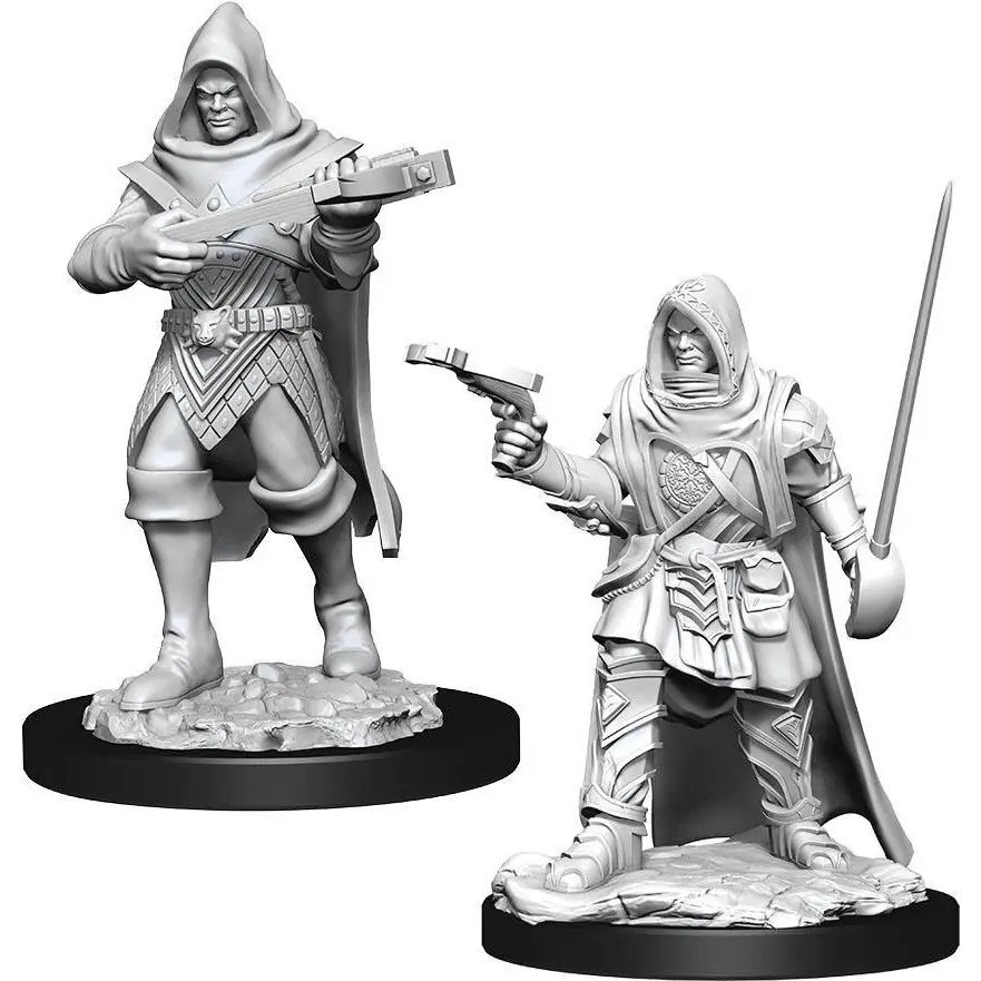 WizKids Unpainted Human Male Rogue (2) - Roleplaying Games