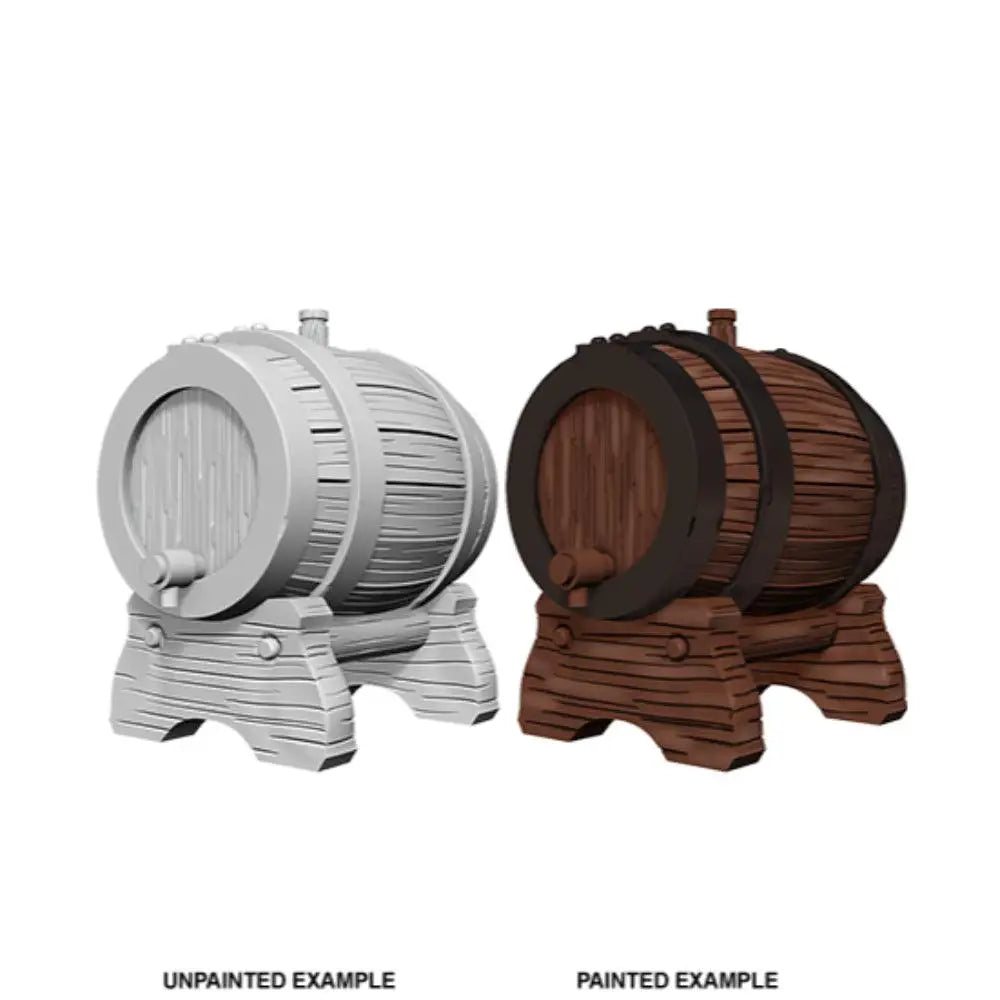 WizKids Unpainted Keg Barrels (3) RPG Miniatures WizKids   
