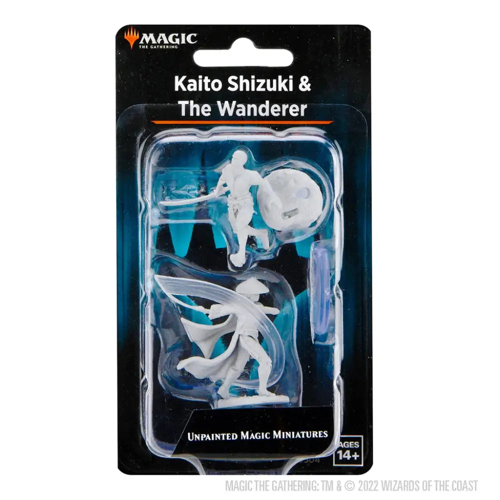 WizKids Unpainted Magic the Gathering Kaito Shizuki & the Wanderer (2) RPG Miniatures WizKids   