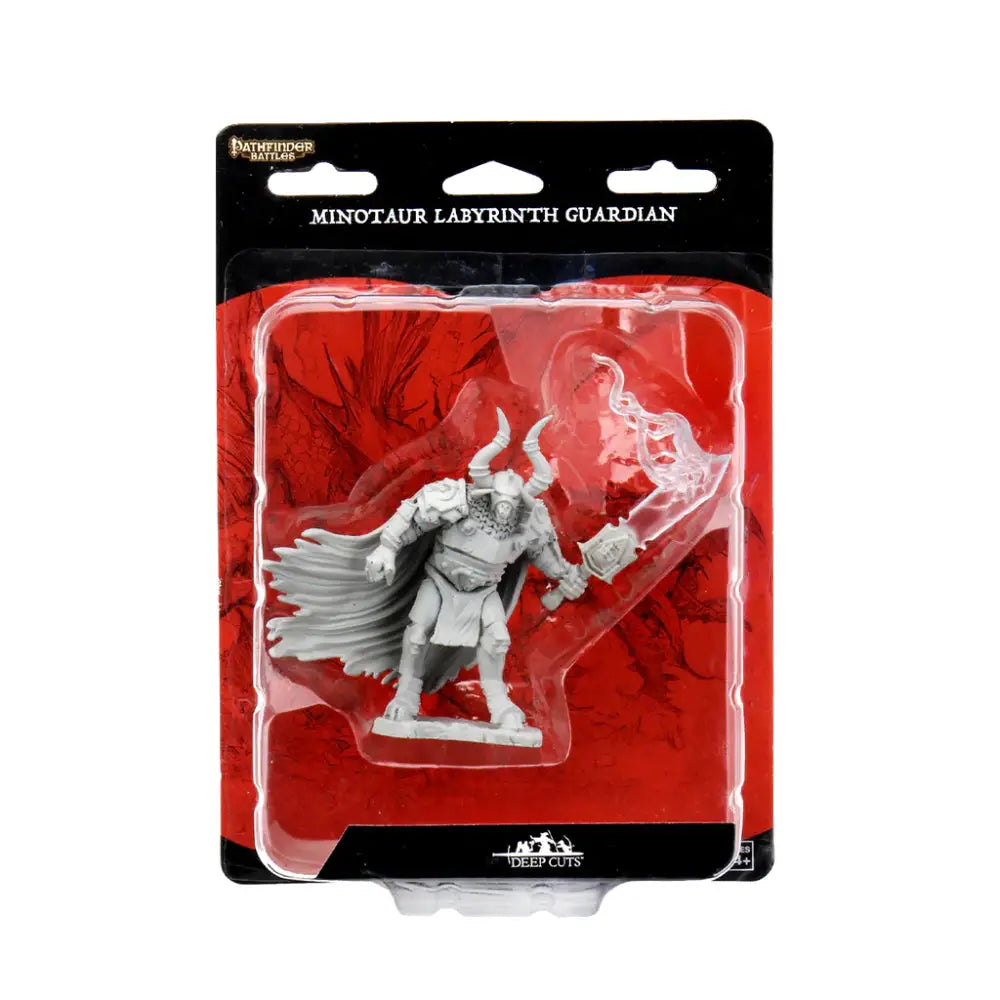 WizKids Unpainted Minotaur Labyrinth Guardian - Roleplaying Games