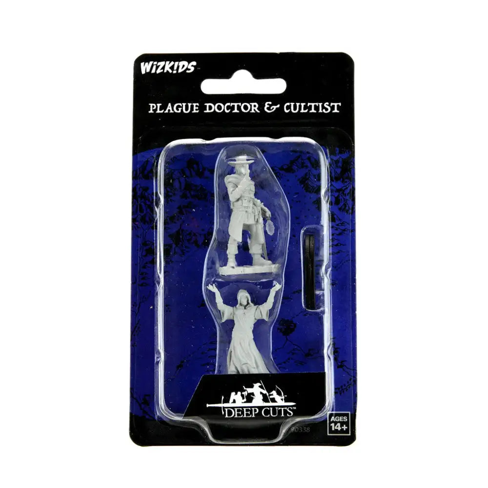 WizKids Unpainted Plague Doctor and Cultist (2) - Roleplaying Games