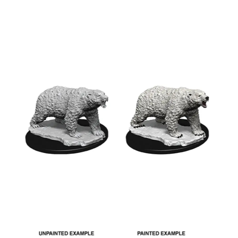 WizKids Unpainted Polar Bear - Roleplaying Games