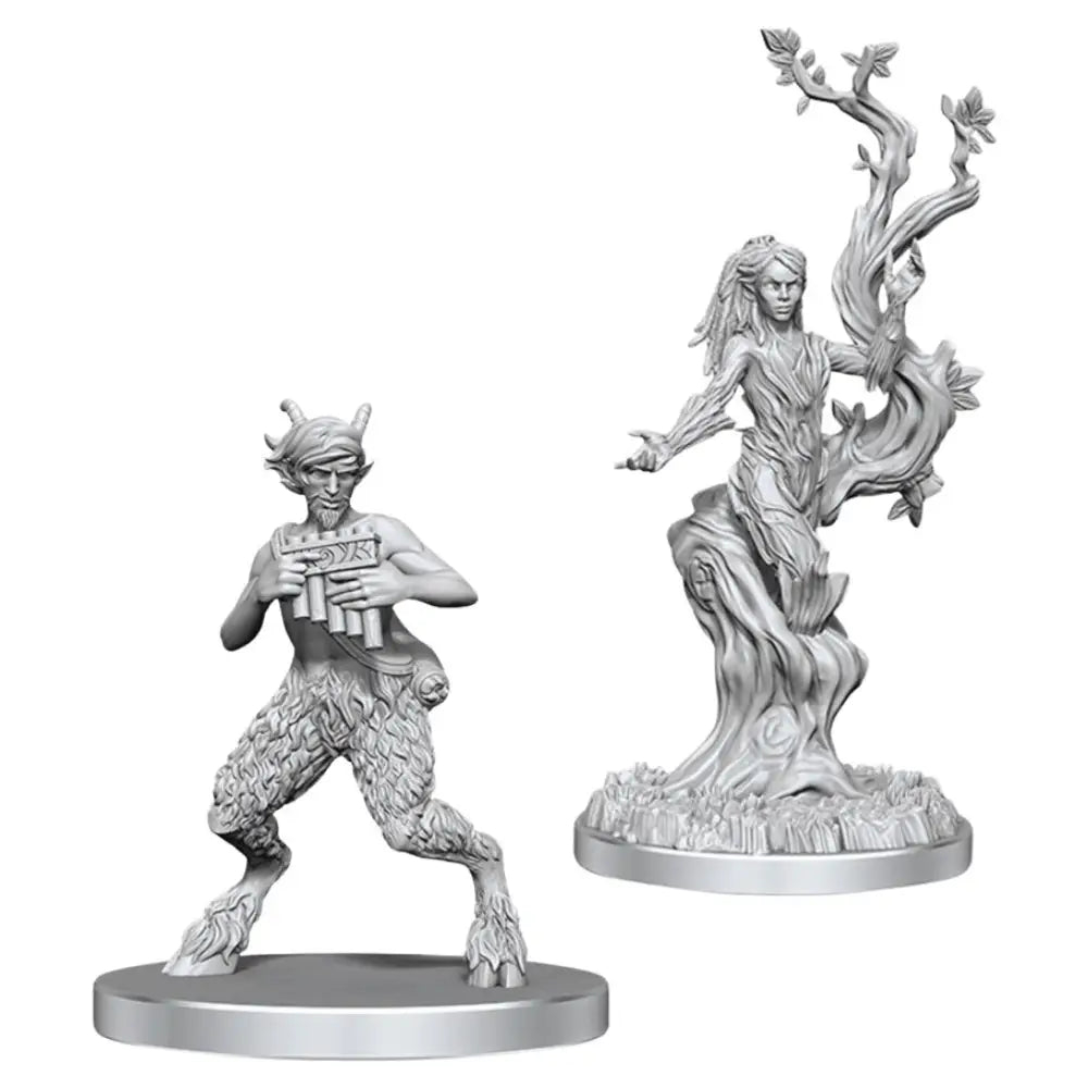 WizKids Unpainted Satyr & Dryad - Roleplaying Games