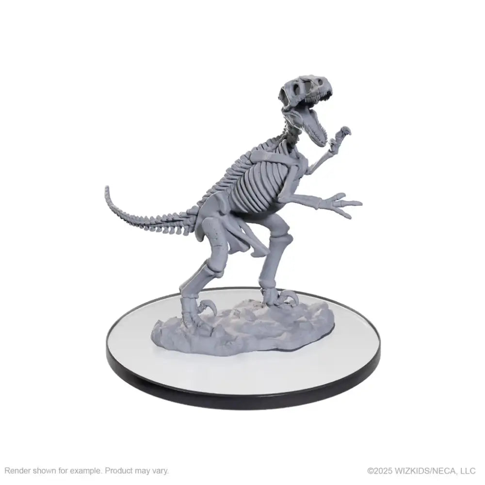 WizKids Unpainted Skeletal Raptor - Roleplaying Games