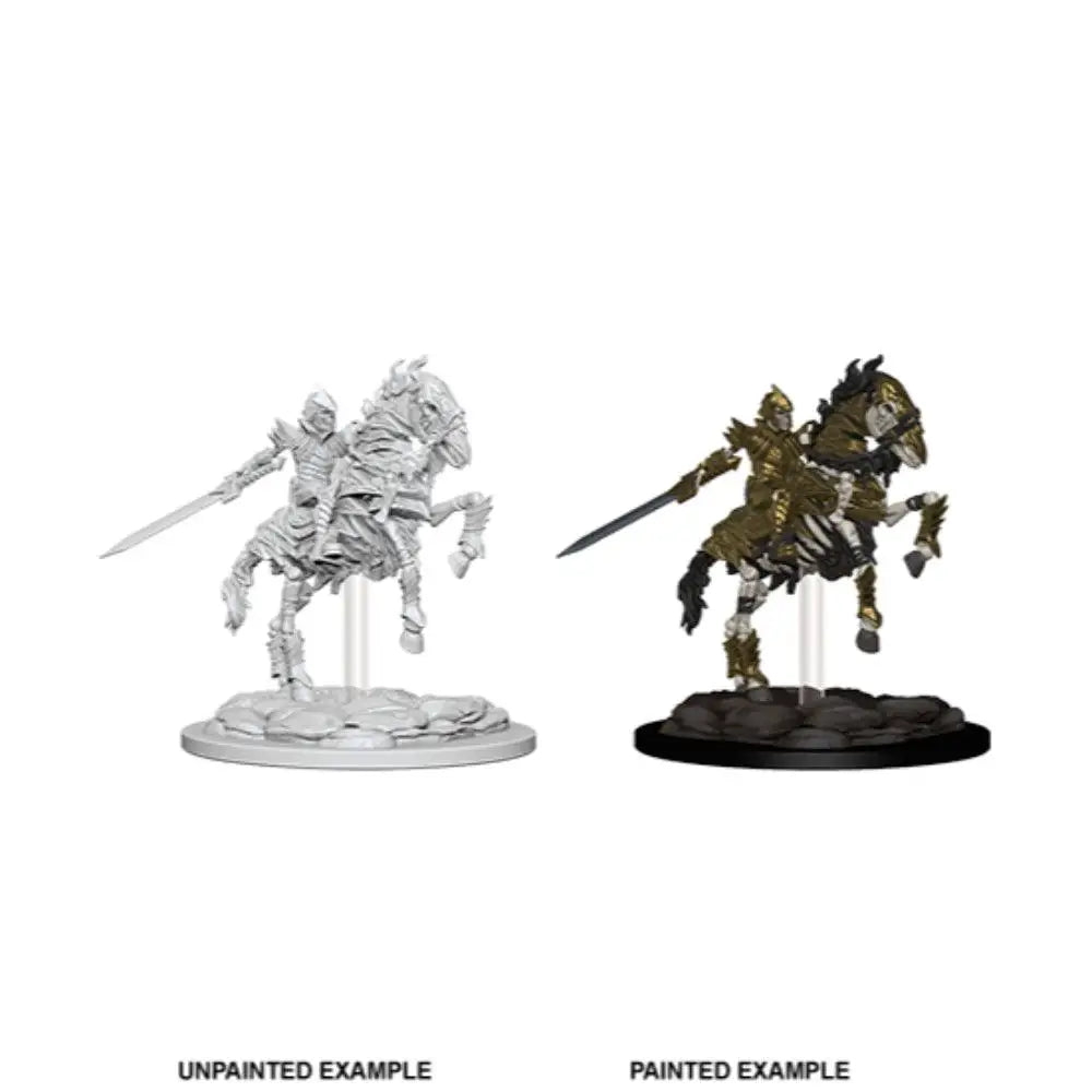 WizKids Unpainted Skeleton Knight on Horse - Roleplaying Games