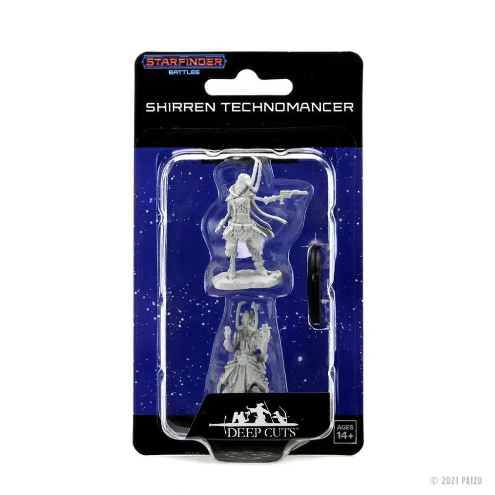 WizKids Unpainted Starfinder Shirren Technomancer (2) - Roleplaying Games