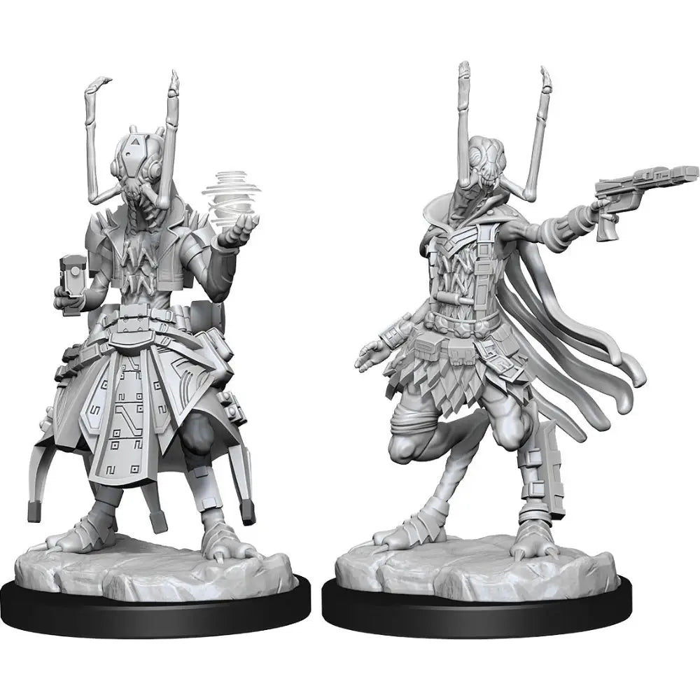 WizKids Unpainted Starfinder Shirren Technomancer (2) - Roleplaying Games