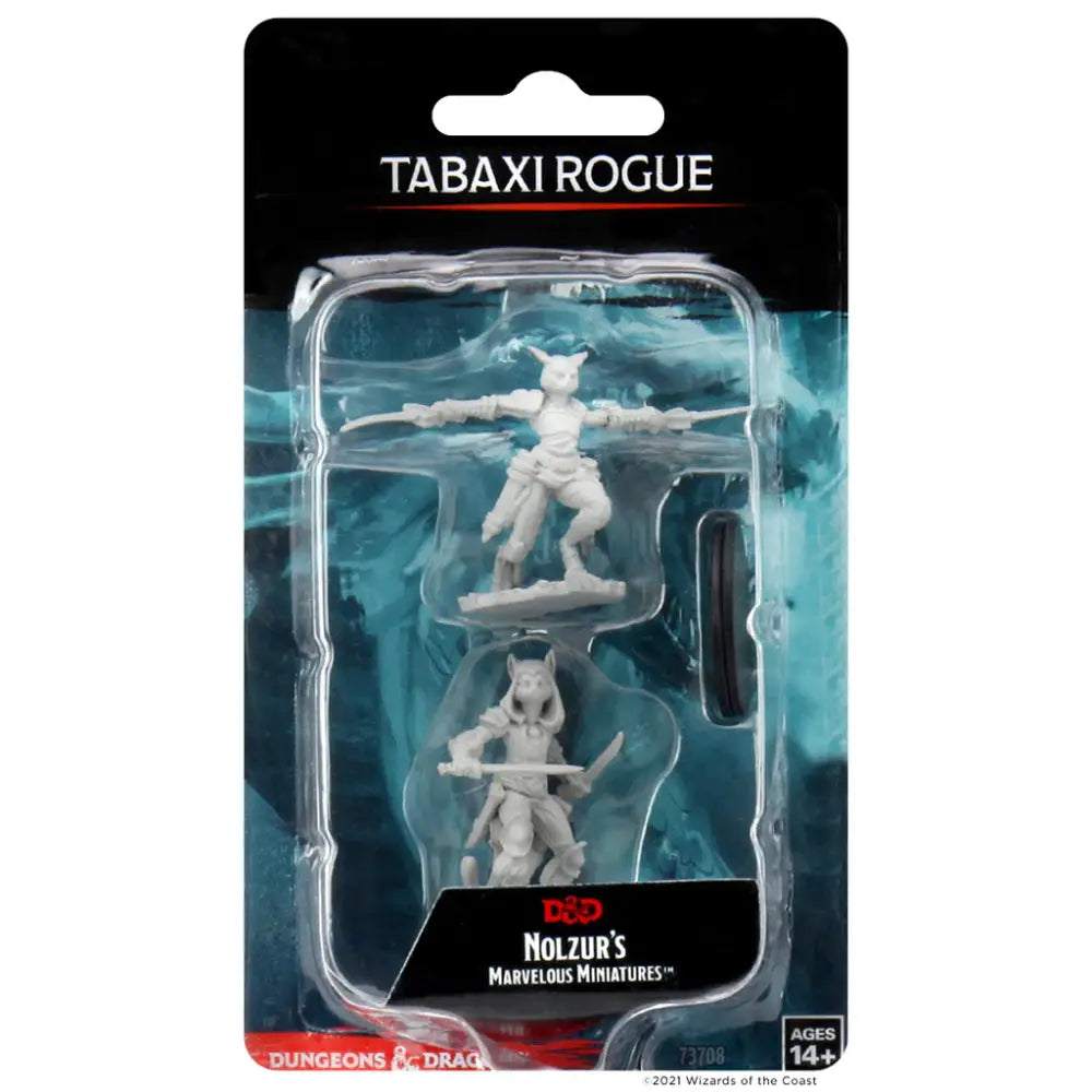 WizKids Unpainted Tabaxi Female Rogue (2) - Roleplaying Games