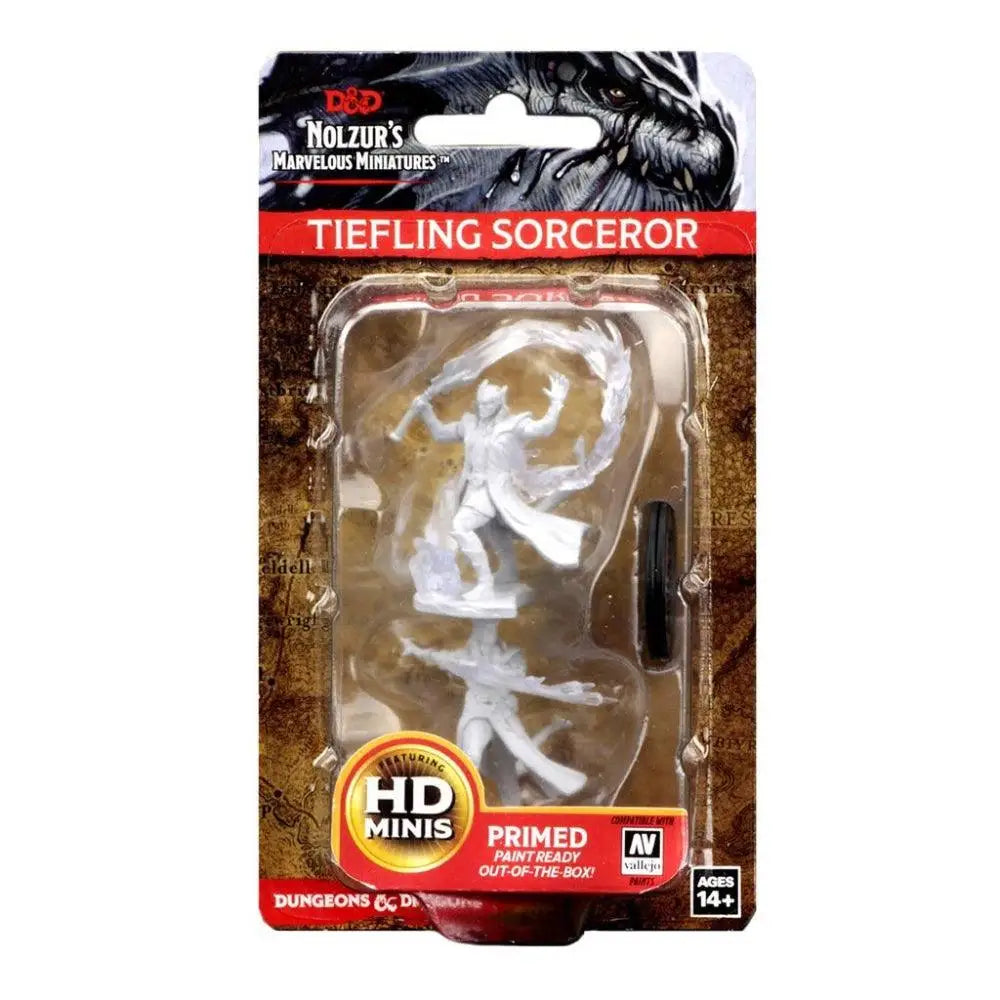 WizKids Unpainted Tiefling Male Sorcerer (2) - Roleplaying Games