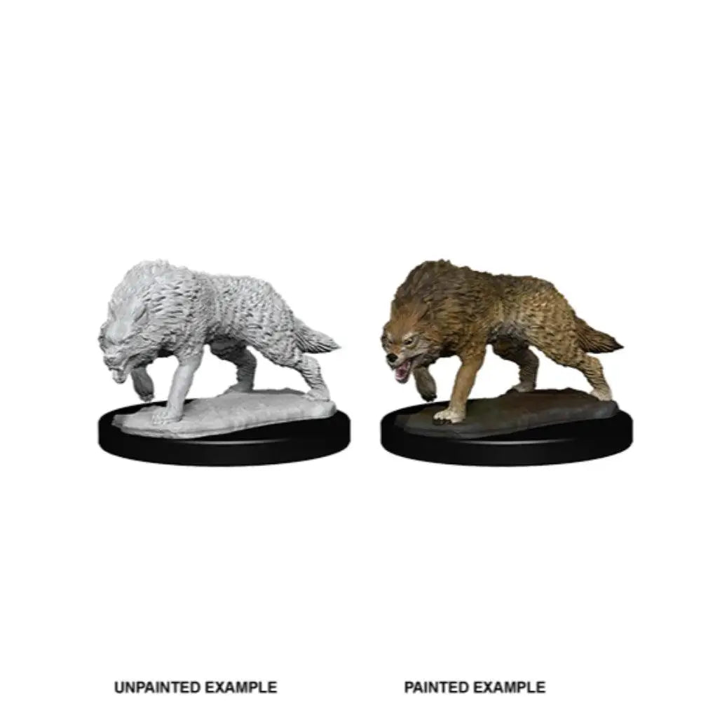 WizKids Unpainted Timber Wolves (2) - Roleplaying Games