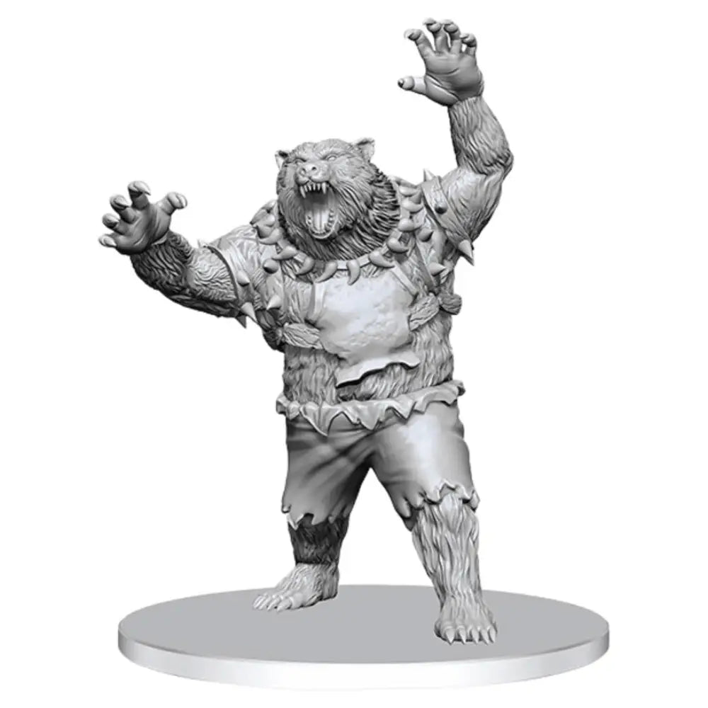 WizKids Unpainted Werebear - Roleplaying Games