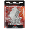 WizKids unpainted young black dragon miniature figure in clear plastic packaging from d&d nolzurs marvelous miniatures line